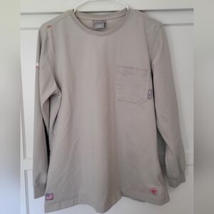 Magellan Outdoors Men's Long-Sleeve Pocket Tee - Taupe